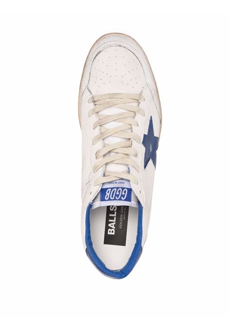 Sneakers ballstar in bianco e blu - GOLDEN GOOSE uomo GOLDEN GOOSE | GMF00117F00219810327